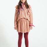 Pink Skirt with Black Stars