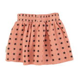 Pink Skirt with Black Stars