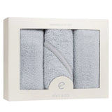Solid Scalloped Washcloth Set
