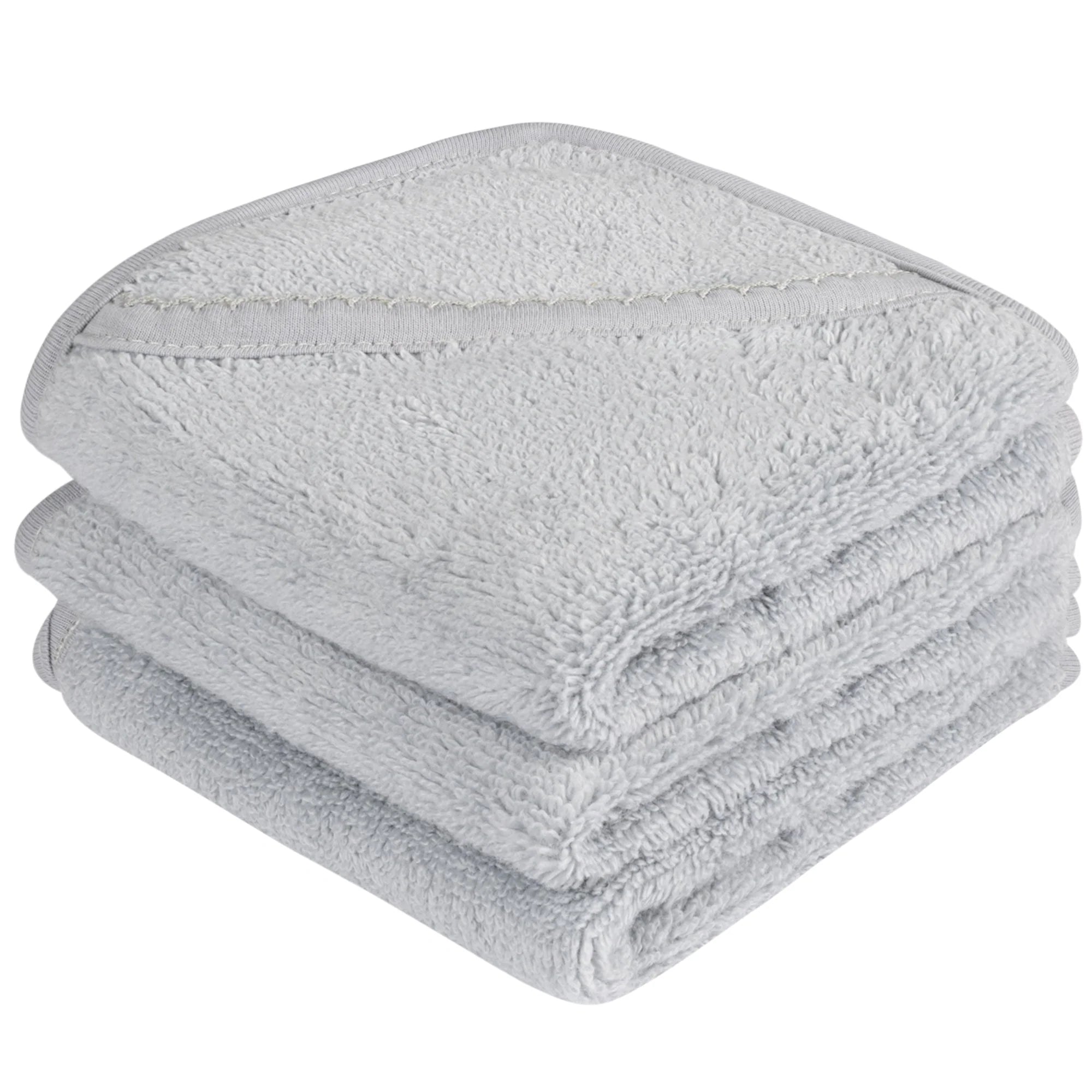 Solid Scalloped Washcloth Set