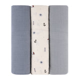 Muslin Swaddle Blankets (Set of 3)