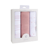 Muslin Swaddle Blankets (Set of 3)