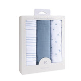 Muslin Swaddle Blankets (Set of 3)