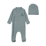 Seagrass Rope on Rib Footie & Beanie
