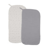 Dusty Blue Burp Cloths