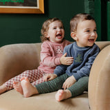 Girls Velour Plaid Bear Collection Sweatshirt & Leggings Set