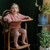Girls Velour Plaid Bear Collection Sweatshirt & Leggings Set