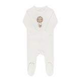 Girls French Terry Hot Air Balloon Footie