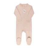 Pink Rocking Horse Footie
