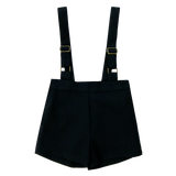 Navy Suspender Shorts