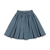 Denim Drawstring Skirt