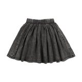Denim Drawstring Skirt