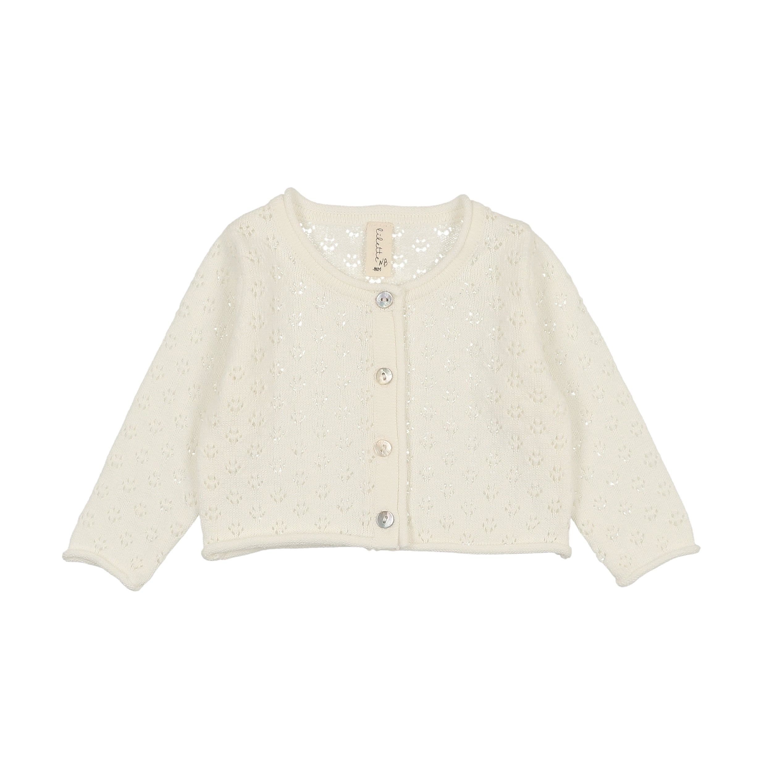 Knit Pointelle Cardigan