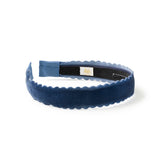 Opaline Scalloped Velvet Headband