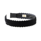 Opaline Scalloped Velvet Headband