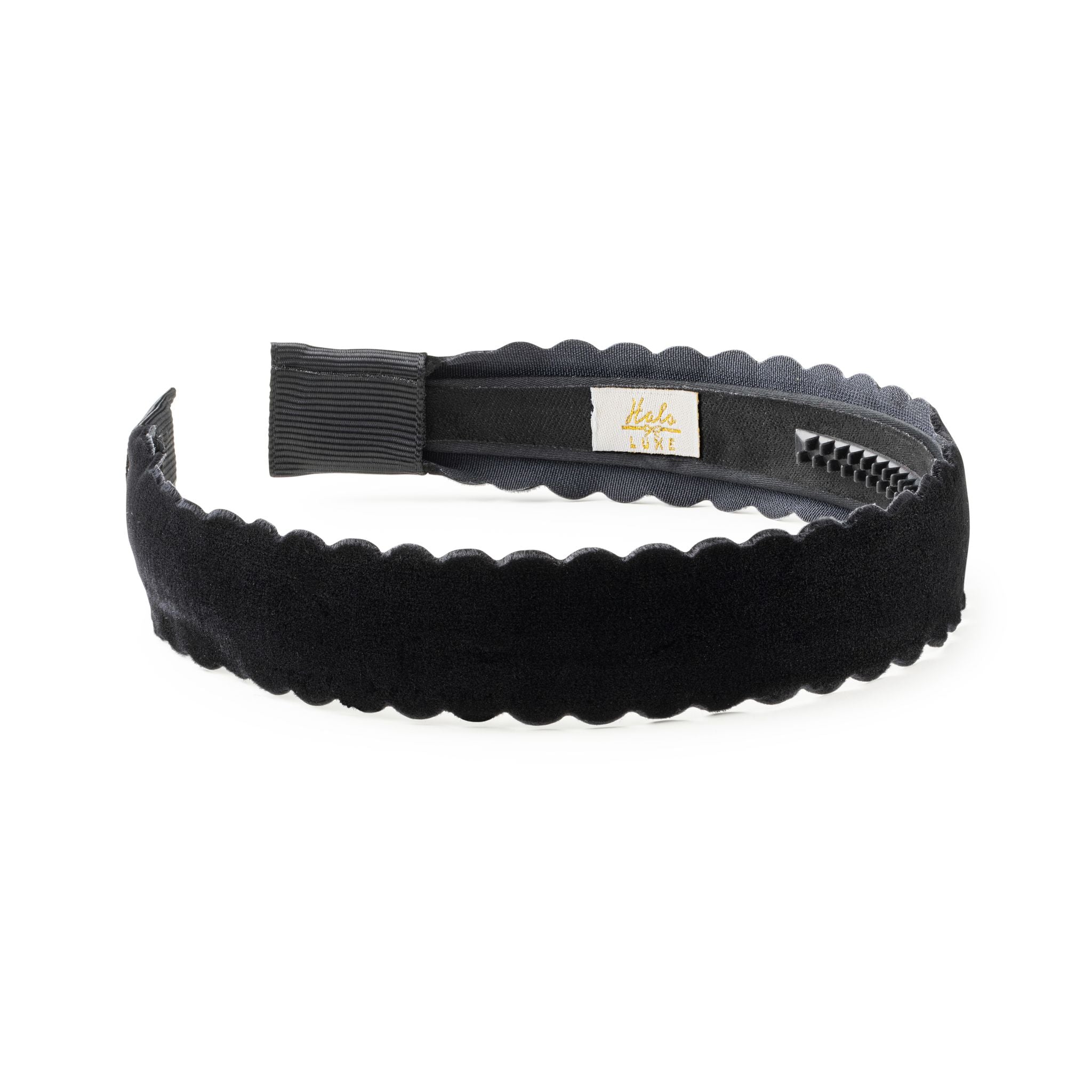 Opaline Scalloped Velvet Headband