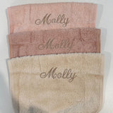Burt’s Bees Monogrammed Wash Cloths 3-Pack