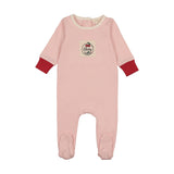 Pink Color Block Footie