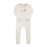 Ivory Blue Duckling Collection Footie