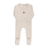 Peach Fruit Collection Footie