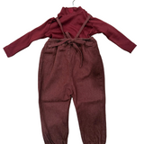 Rugged Threads Bubble Suspender Pants & Mockneck Set