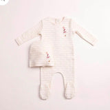 Girls Goose on Script Footie & Beanie