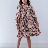 Winter Bloom Cord Dress