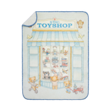 Lil Teddy's Toyshop Blueberry Biscuit Blanket