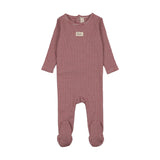 Red Striped Bebe Footie Set