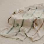 Mini Bow Blanket Blue