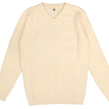 V Neck Cable Knit Sweater