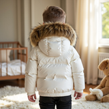White Down Puffer Coat