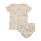 Girls Postage Short Set