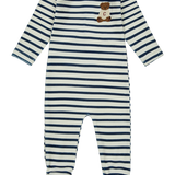 Navy Teddy Lounge Footie