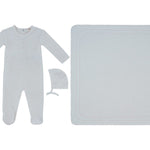 Kipp Baby Whispering Blooms Footie, Hat & Blanket Set in Rose