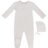 Stone Petit Ours Footie & Hat Set
