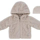 Atelier Cable Fur Jacket & Hat