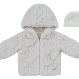 Atelier Cable Fur Jacket & Hat