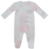 Pink Patchwork Footie