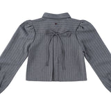 Cynthia Pinstripe Shirt & Skirt Set