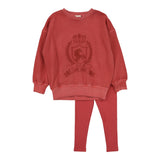 Emblem Sweatshirt Set
