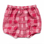 Louis Louise Twill Check Heart London Bloomer in Pink/Burgundy