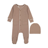 Cocoa Ribbed Grandpa Footie
