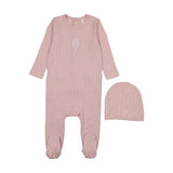 Pink Hot Air Balloon Graphic Footie