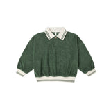 Green Collared Sweatshirt