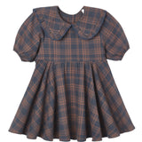 Midnight Plaid Camille Dress