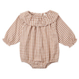 Fawn Gingham Colette Romper