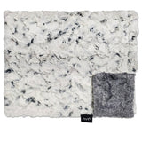 Owl Grey Minky Blanket