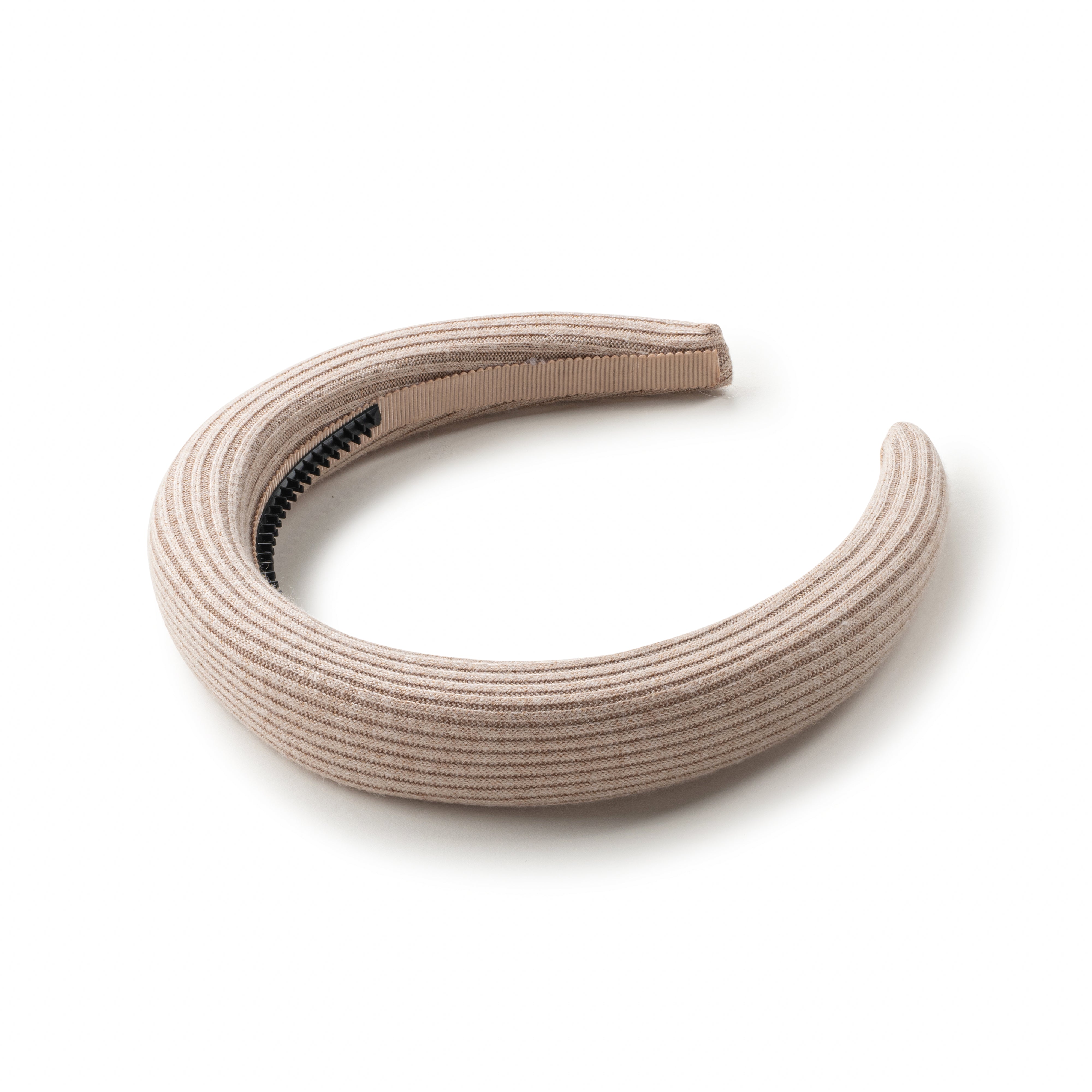 Eva Logo Ribbed Knit Padded Headband