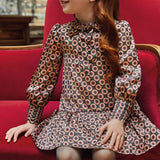 Satin Print Dress